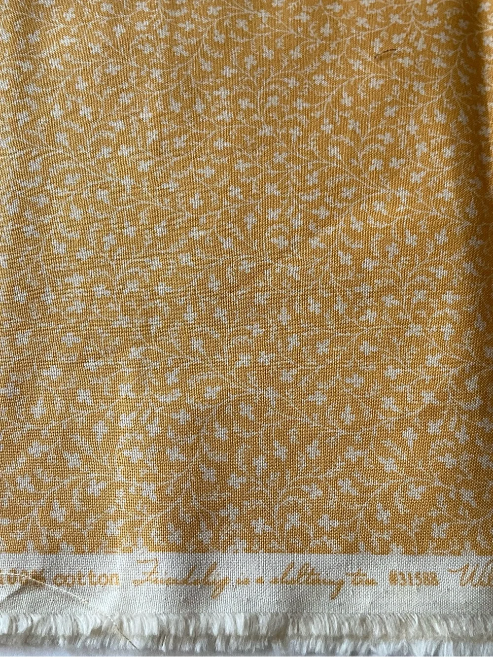 Quilting Sewing Crafts Fabric Lot Moda Pattern#31588 Yellow Brown Tan Cotton - Picture 3 of 8